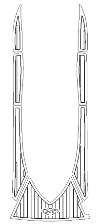 Pro Series Knurled Traction Mats for Sea-Doo GTX 4-Tec /GTX DI /GTX LTD SC / SC /GTX 4-Tec Wake /RXT